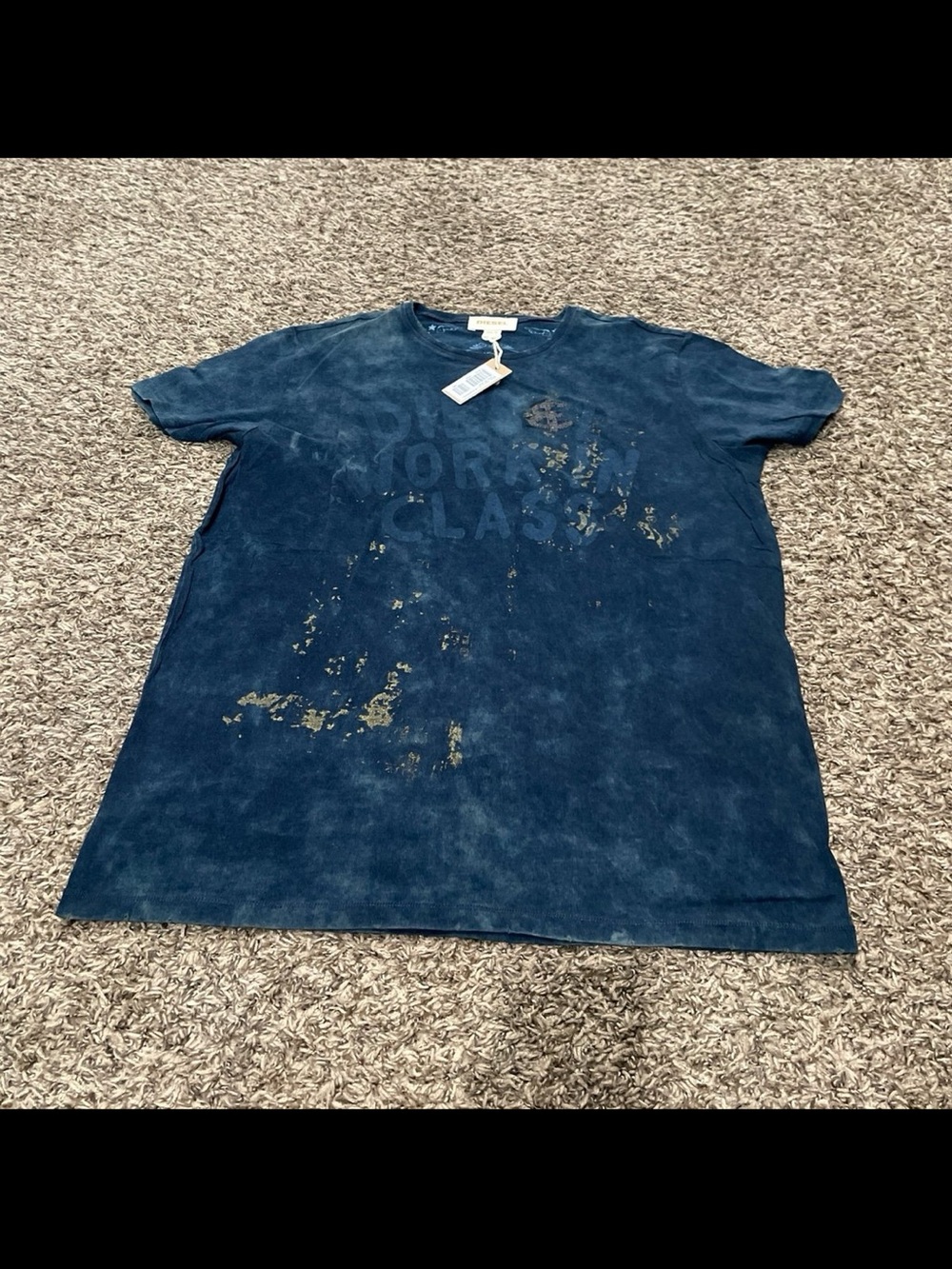 Diesel NWT mineral wash workin class T-shirt, women’s size XL